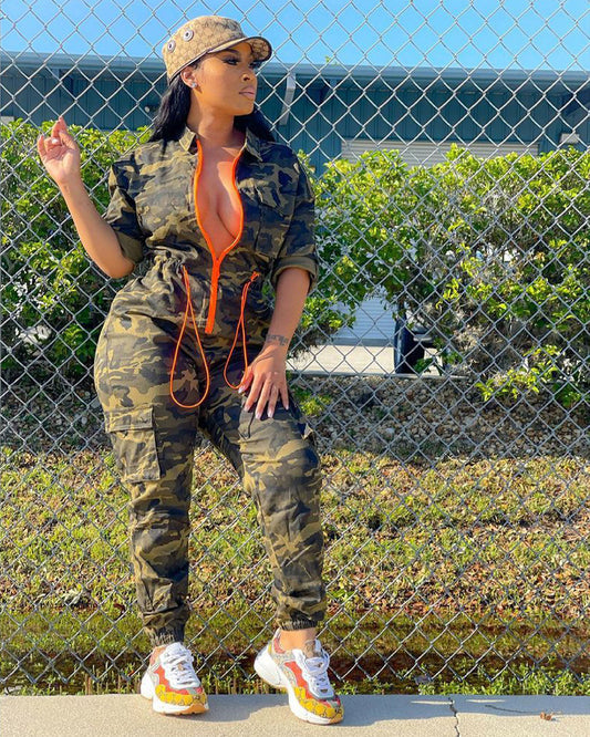 Camouflage Jumpsuit