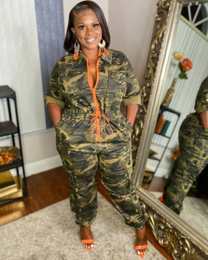 Camouflage Jumpsuit