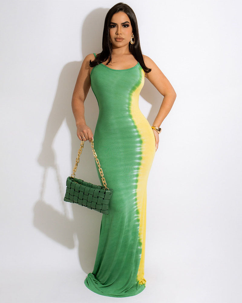 Vestido estampado francés espiga